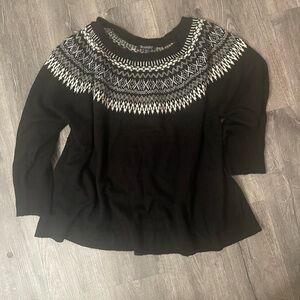 Roamon’s Fair Isle Pullover Sweater Women’s size 3X